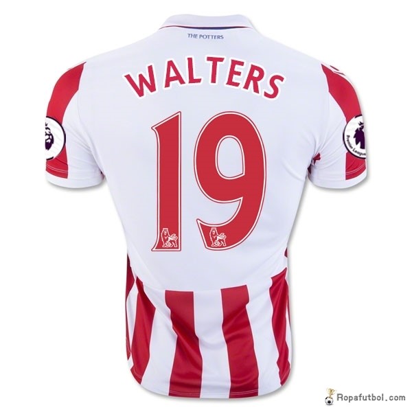 Camiseta Stoke City Replica Primera Ropa Walters 2016/17 Rojo
